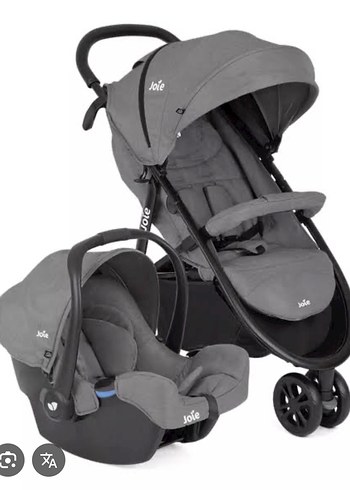Gri Joie pusetli Bebek Arabası - Görsel 2