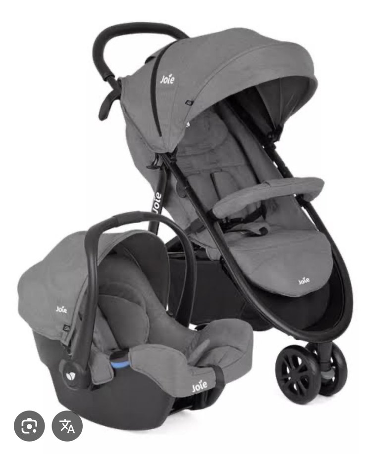 Gri Joie pusetli Bebek Arabası - Görsel 2
