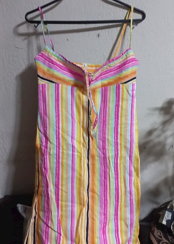 Bohem Tarzı Renkli Piliseli Uzun Hamile Eteği - Görsel 2