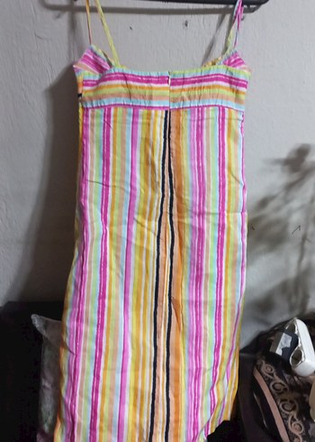 Bohem Tarzı Renkli Piliseli Uzun Hamile Eteği - Görsel 3