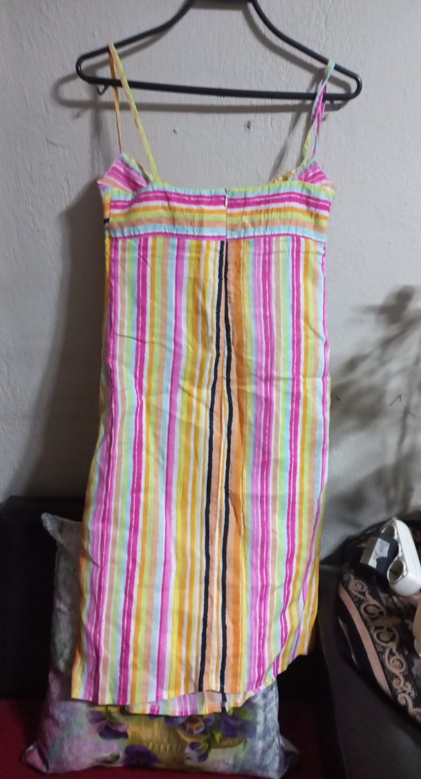 Bohem Tarzı Renkli Piliseli Uzun Hamile Eteği - Görsel 3