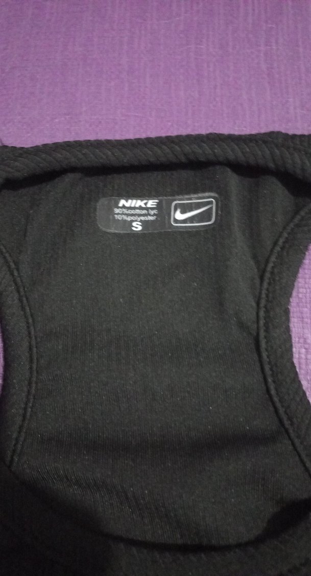 Nike Pro Siyah Mini Spor Sütyeni - Görsel 2