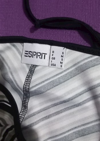 İnce Askılı Çizgili Dantelli Üst - Görsel 5