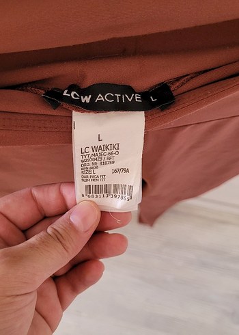 LC Waikiki Kahverengi Midi Spor Tayt