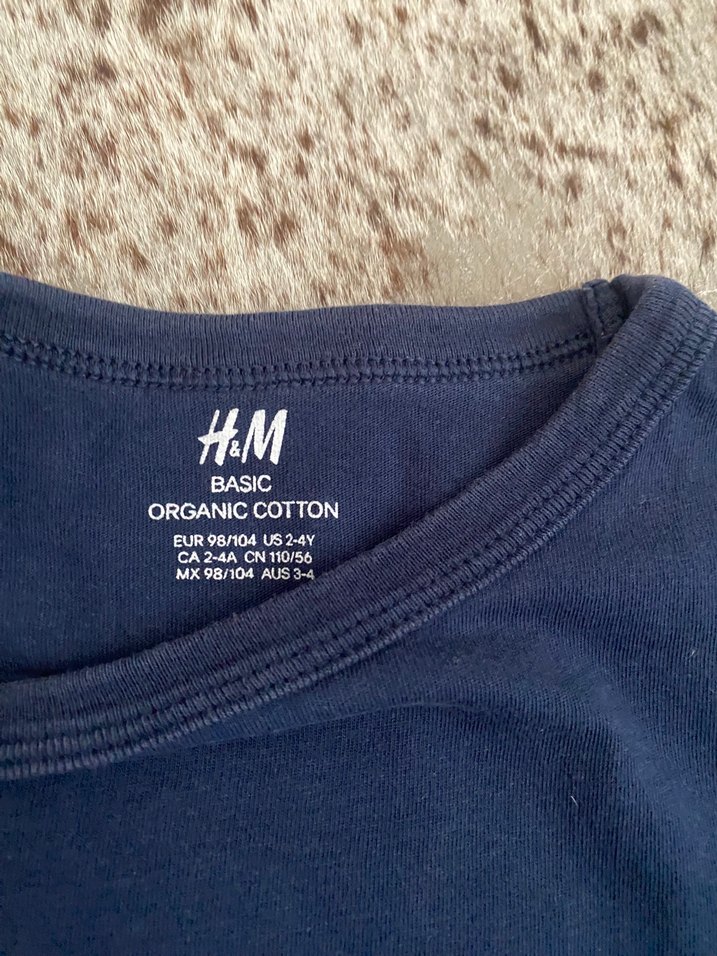 H&M Lacivert Tişört ve Mavi Denim Pantolon - Görsel 5