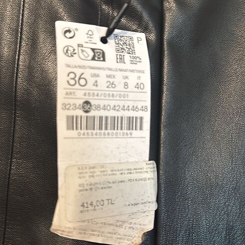 36 Beden Stradivarius deri tayt pantolon