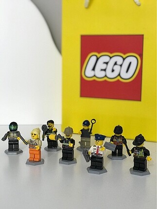 8 li lego figür sıfır paketlidir