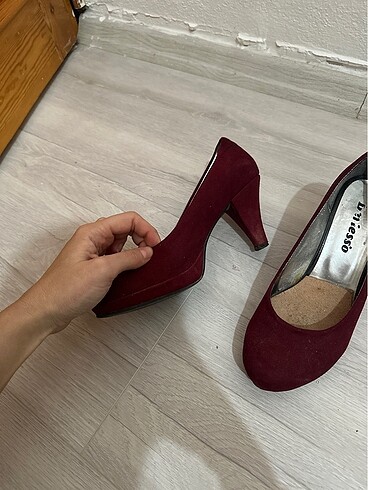 38 Beden Kırmıızı topuklu ayakkabı