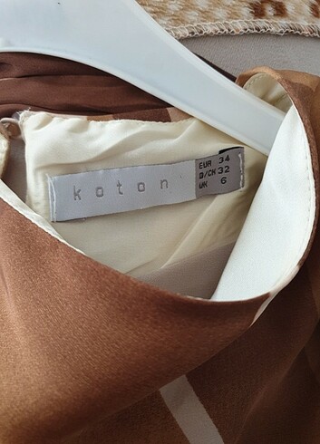 34 Beden Koton temiz astarlı elbise