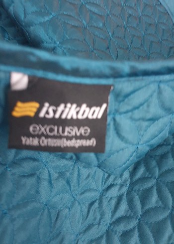 Parlak Mavi Bağlama Desenli Yatak Örtüsü - Görsel 3