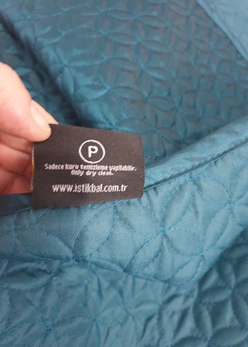 Parlak Mavi Bağlama Desenli Yatak Örtüsü - Görsel 4