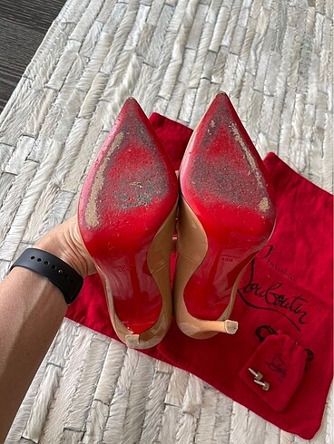 40,5 Beden ten rengi Renk Christian Louboutin stiletto