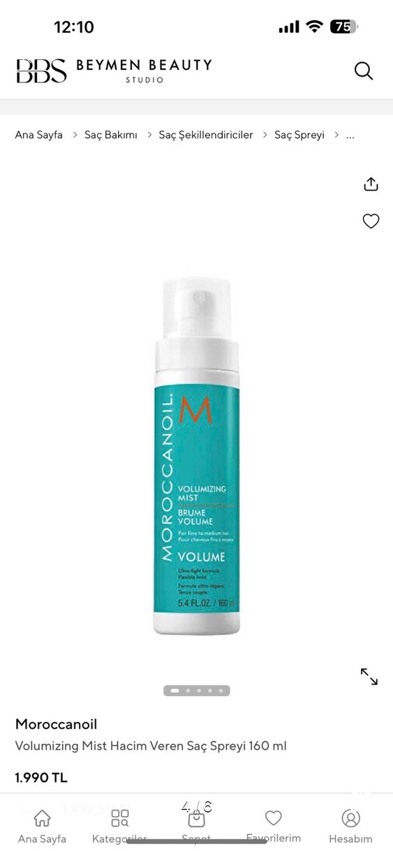Moroccanoil Hacim Veren Saç Spreyi 160 ml - Görsel 4