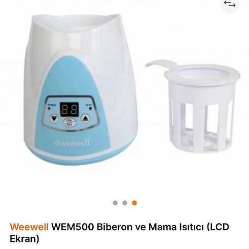 Biberon ve mama ısıtıcısı
