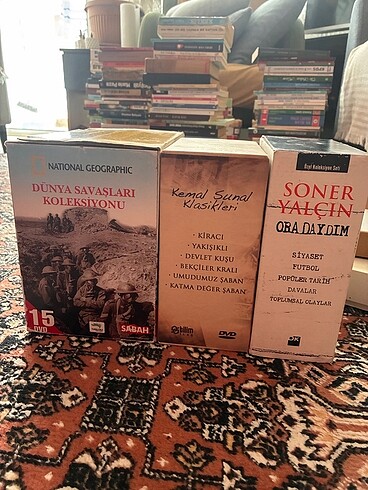 Çeşitli DVD koleksiyonu