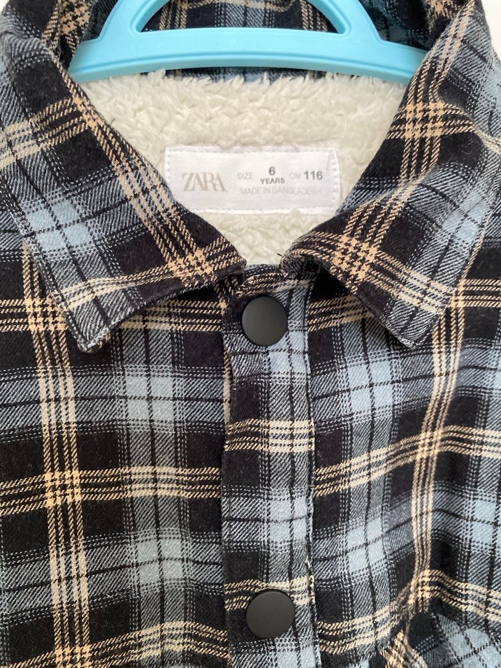 Düğmeli Erkek Çocuk Ekose Gömlek - Görsel 3