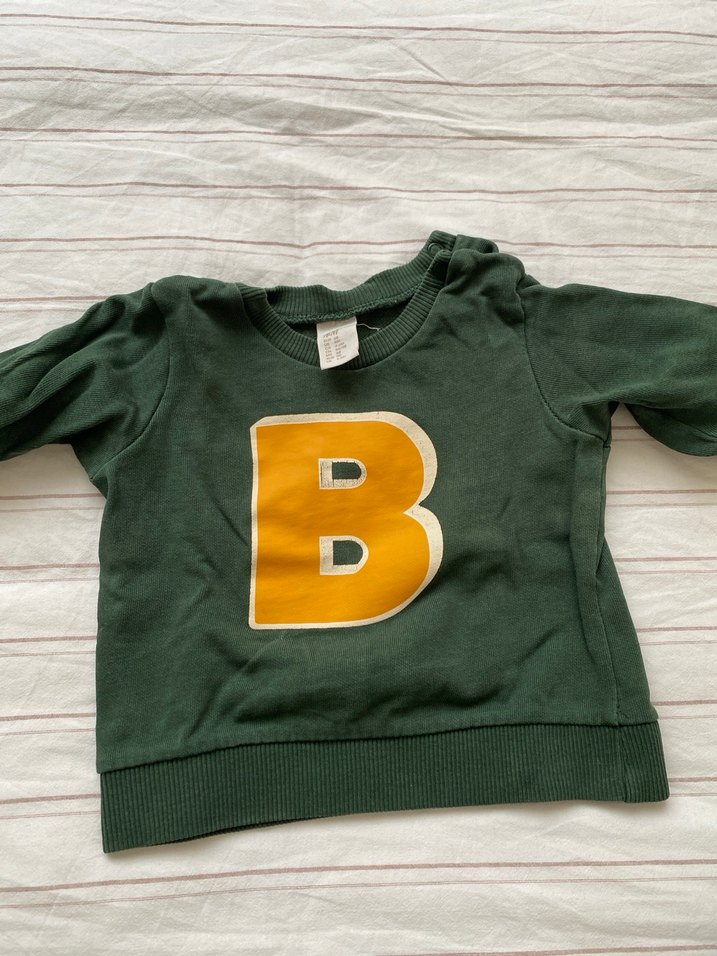 Uzun Kollu Yeşil Bebek Takımı - Görsel 3