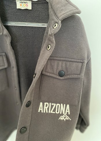 Gri Erkek Çocuk Düğmeli Ceket - Görsel 2