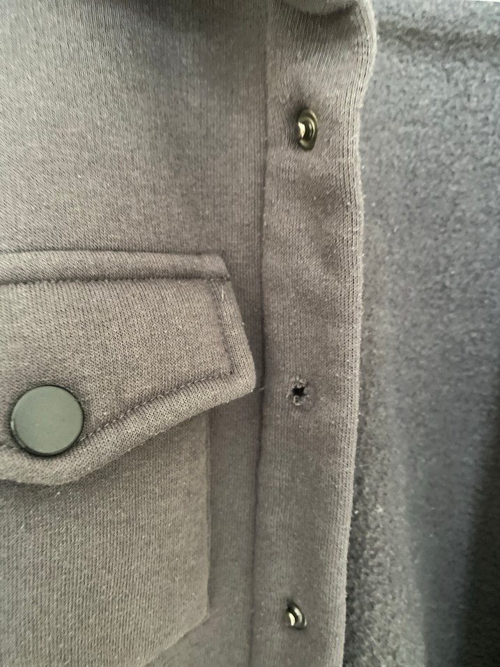 Gri Erkek Çocuk Düğmeli Ceket - Görsel 3