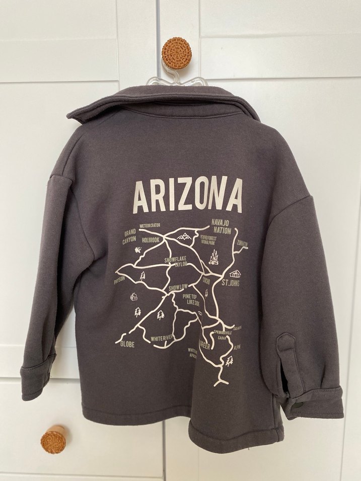 Gri Erkek Çocuk Düğmeli Ceket - Görsel 5