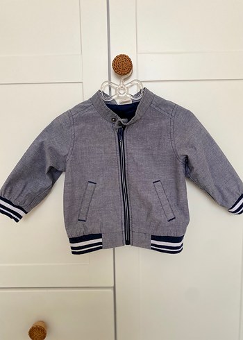 Erkek Çocuk Gri Denim Ceket - Görsel 4