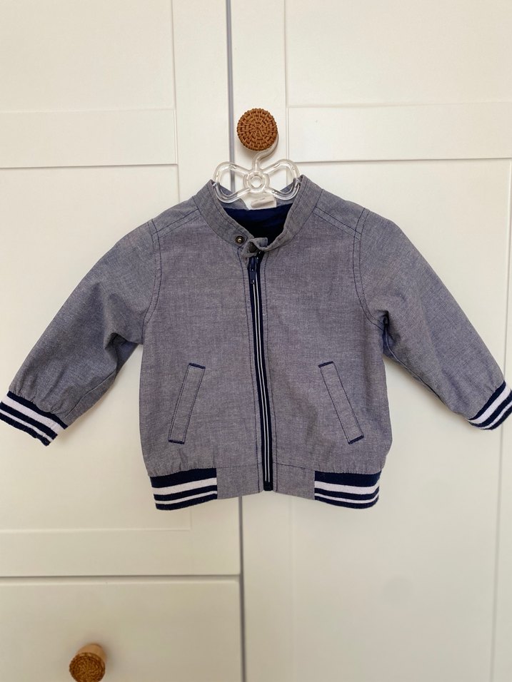 Erkek Çocuk Gri Denim Ceket - Görsel 4