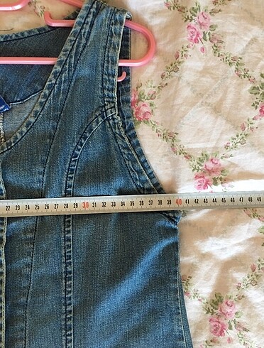 s Beden Vintage Denim Elbise