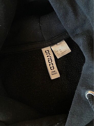 H&M H&M Siyah Kapüşonlu Sweatshirt