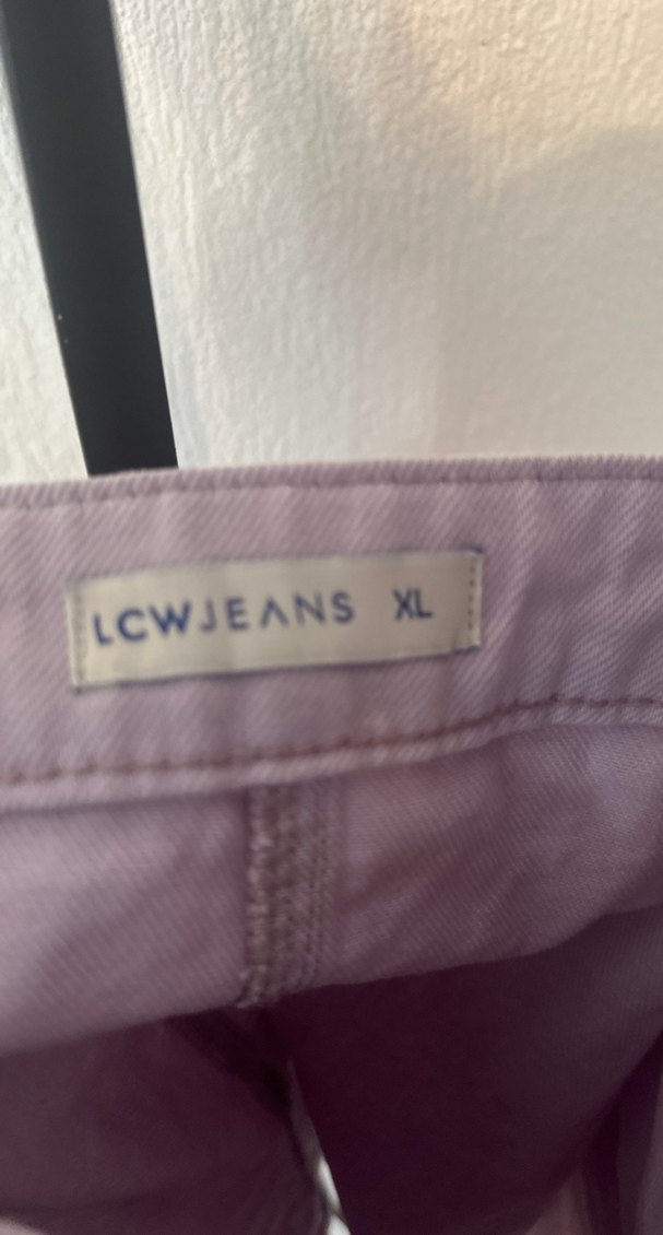 Mor Keten Düğmeli Kız Salopet - Görsel 5