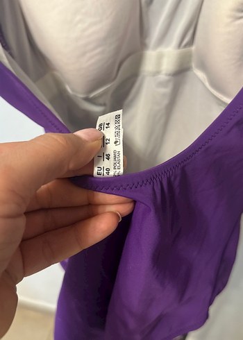 Mor Askılı Kadın Mayo - Görsel 5