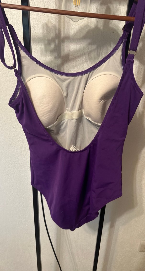 Mor Askılı Kadın Mayo - Görsel 4