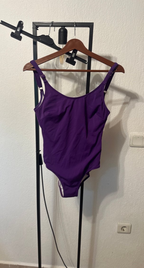 Mor Askılı Kadın Mayo - Görsel 3