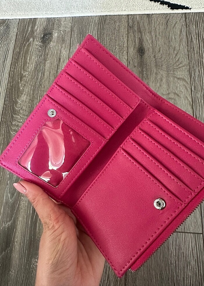 Fuşya cüzdan - Görsel 3