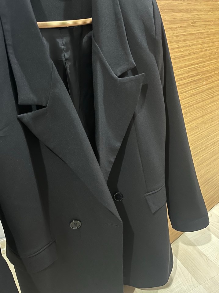 Trendyolmilla siyah astarlı blazer ceket - Görsel 5