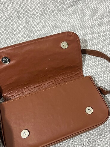 Kahverengi kol çantası - Görsel 3