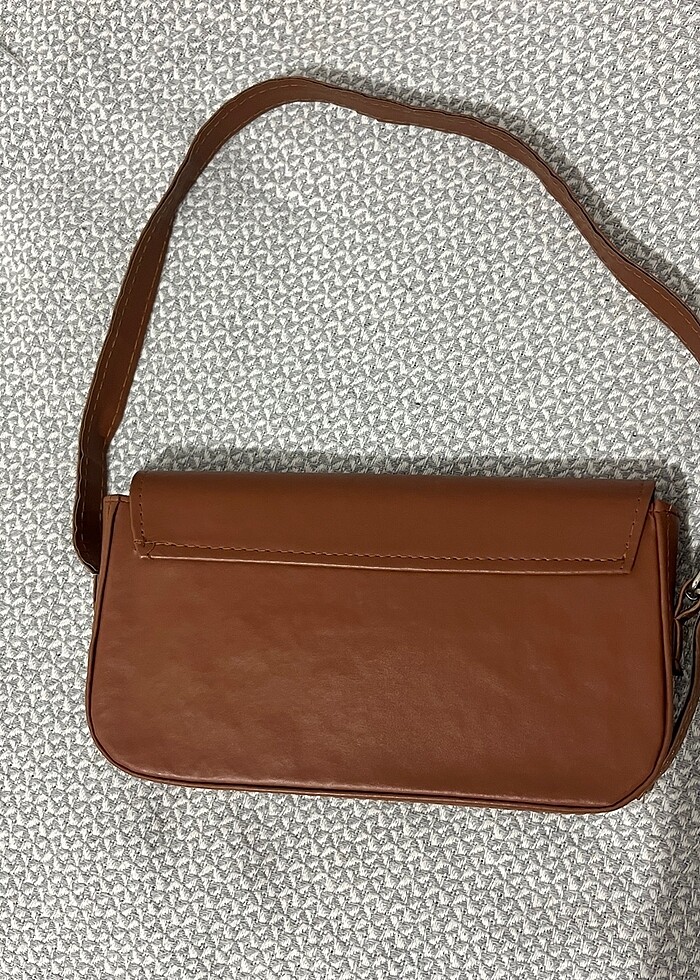 Kahverengi kol çantası - Görsel 2