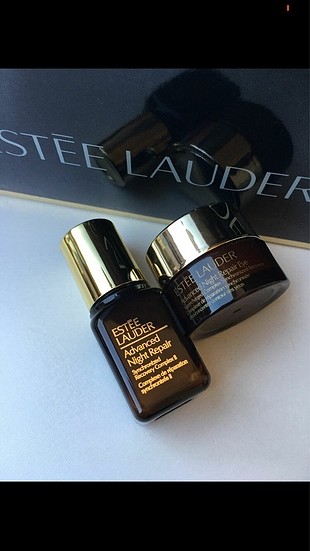 Estee Lauder advanced night repair onarıcı serum ve göz kremi