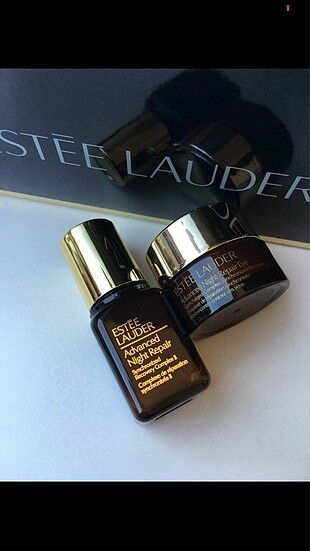 Estee Lauder 2liset Gece onarım bakım serumu ve Göz kremi