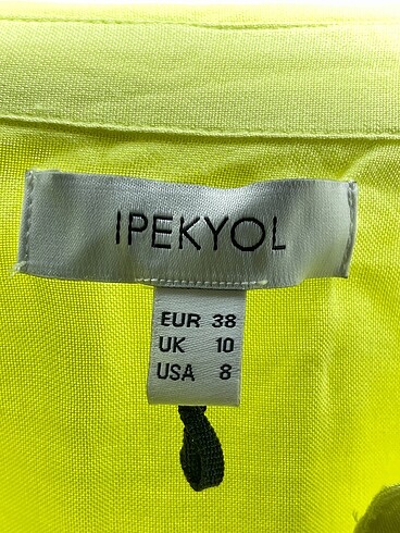 38 Beden sarı Renk ipekyol Tunik p İndirimli.