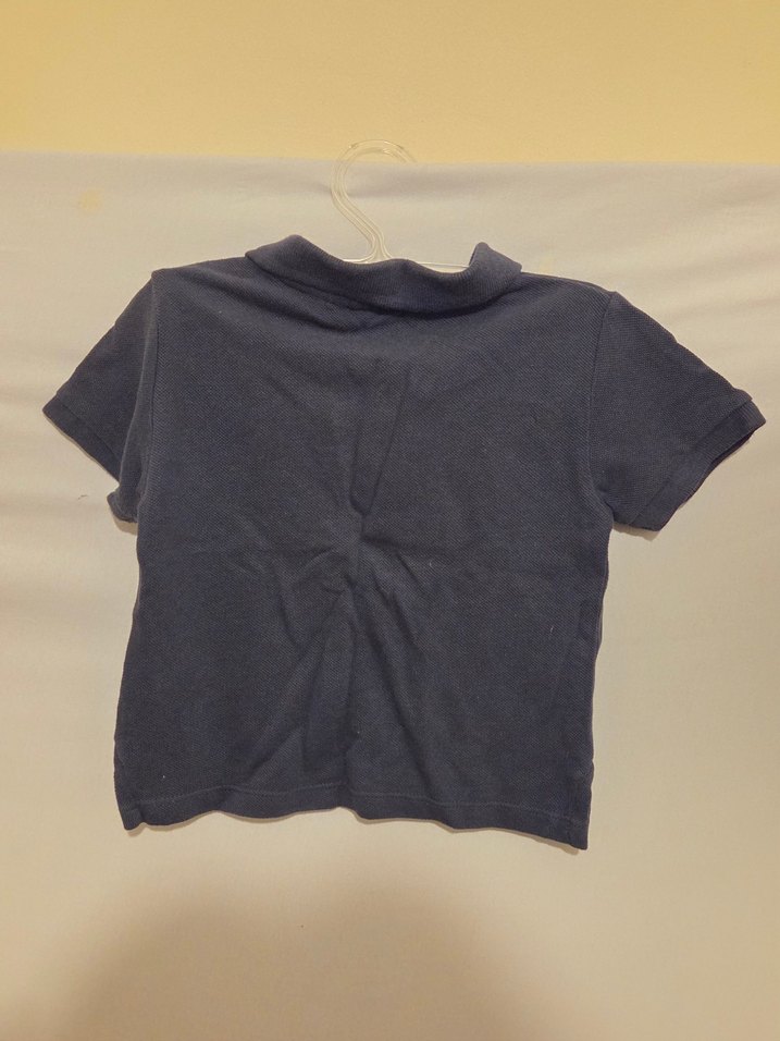 ZARA Kids / Erkek Çocuk Lacivert Kısa Kollu Polo Yaka Tişört - Görsel 2