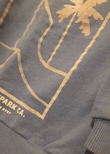 ZARA Kids / Erkek Çocuk Mavi Baskılı Sweatshirt - Görsel 4