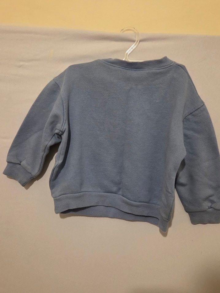 ZARA Kids / Erkek Çocuk Mavi Baskılı Sweatshirt - Görsel 2