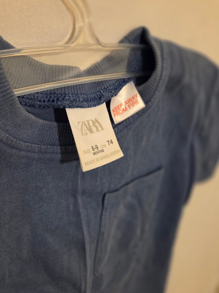 ZARA Kids / Erkek Çocuk Mavi Tişört - Görsel 2