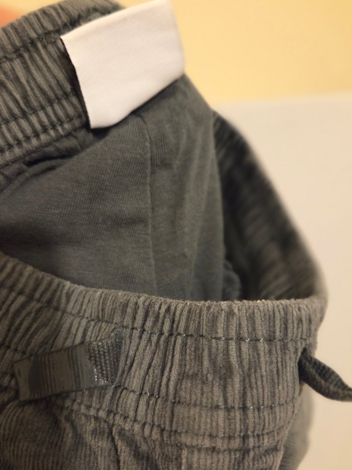 ZARA Kids / kadife, içi astarlı Düğmeli Gri Erkek Çocuk Pantolon - Görsel 4