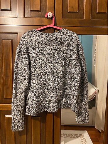 H&M H&M GRİ YÜNLÜ KAZAK