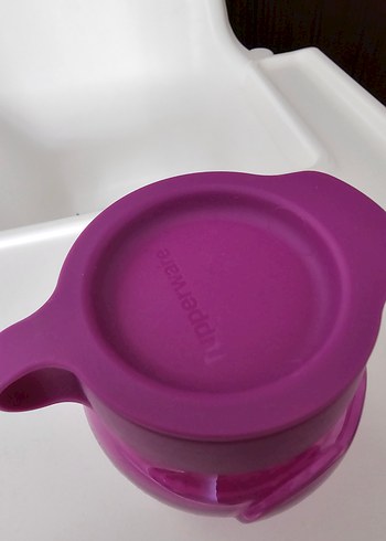Beden Mor Tupperware Plastik Kapaklı Saklama Kabı