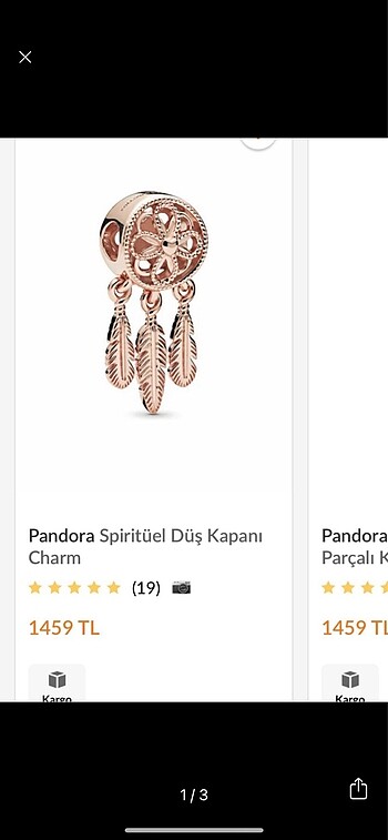 Düş kapanı Pandora charm