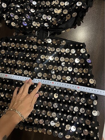 s Beden Orjinal New Arrivals diamond kısa elbise