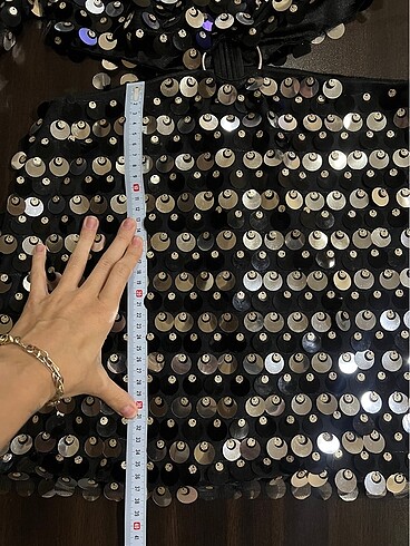 s Beden siyah Renk Orjinal New Arrivals diamond kısa elbise