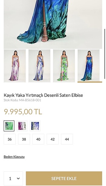 xs Beden Alfabeta yırtmaçlı saten elbise